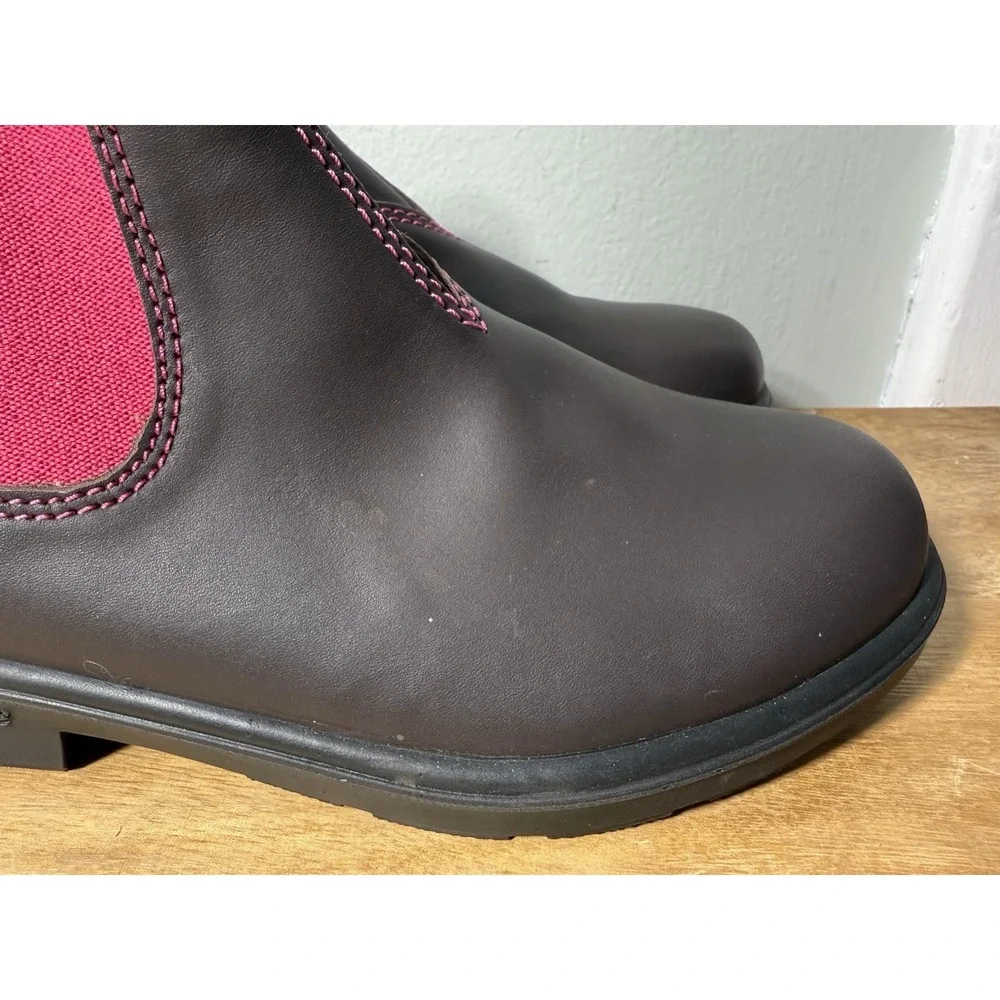 Blundstone 1410 Boots Big Kids US 4 Leather Pull-On‎ Chelsea AU 3 Black Pink